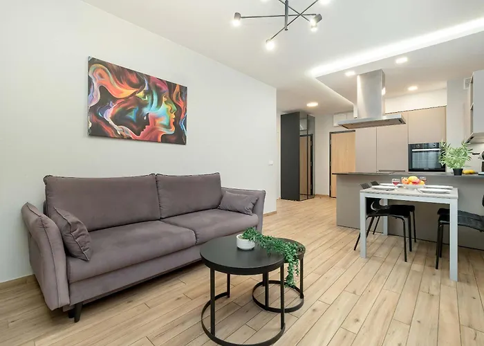 Stylish With Parking Next To Manufaktura By Rent Like *